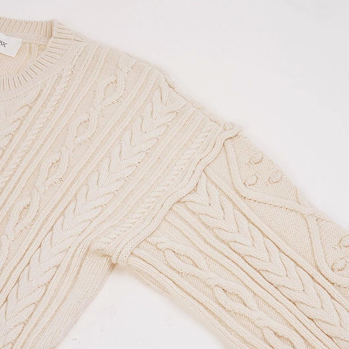 Max Mara Women's Cropped Crewneck Knit Sweater 001 1