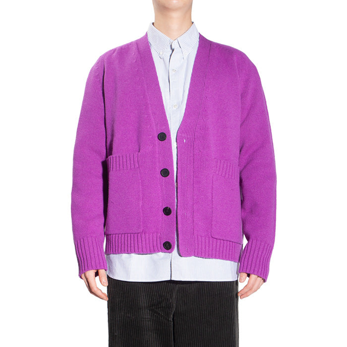 STUDIO NICHOLSON Men's Foxglove Knit Cardigan SNM049