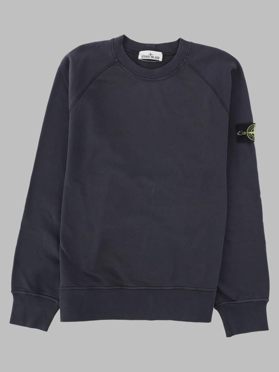 STONE ISLAND Cotton Logo Sweatshirt Men’s Pullover Ivory