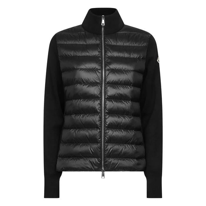 Moncler Tricot Knit Down Padded Cardigan Jacket