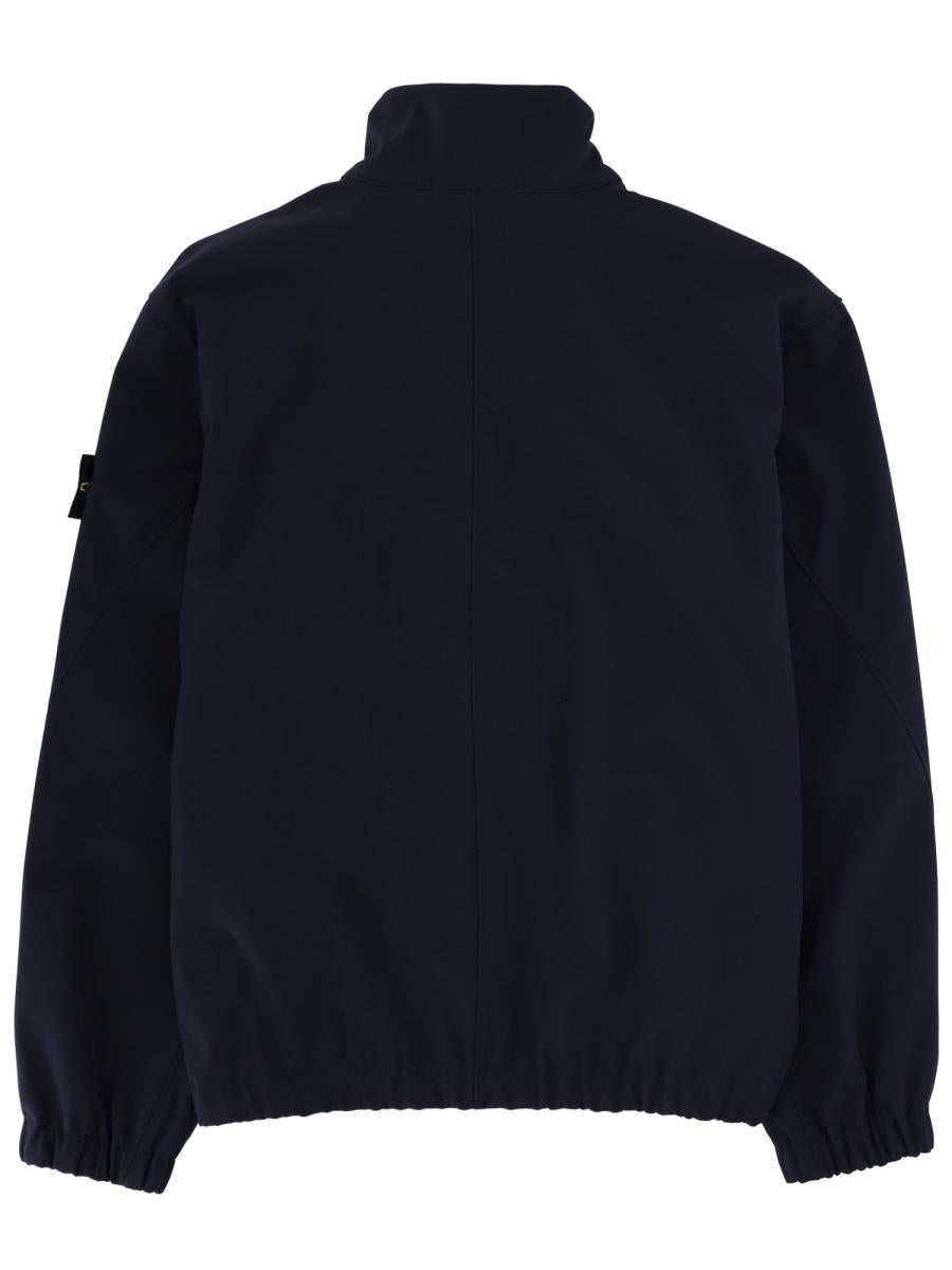 STONE ISLAND Nylon Bomber Jacket Black Men's Outerwear