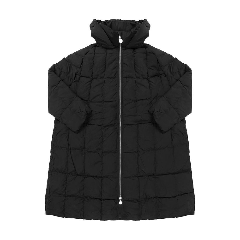 IENKI IENKI Black Pyramide Ennio Down Puffer Jacket for Women