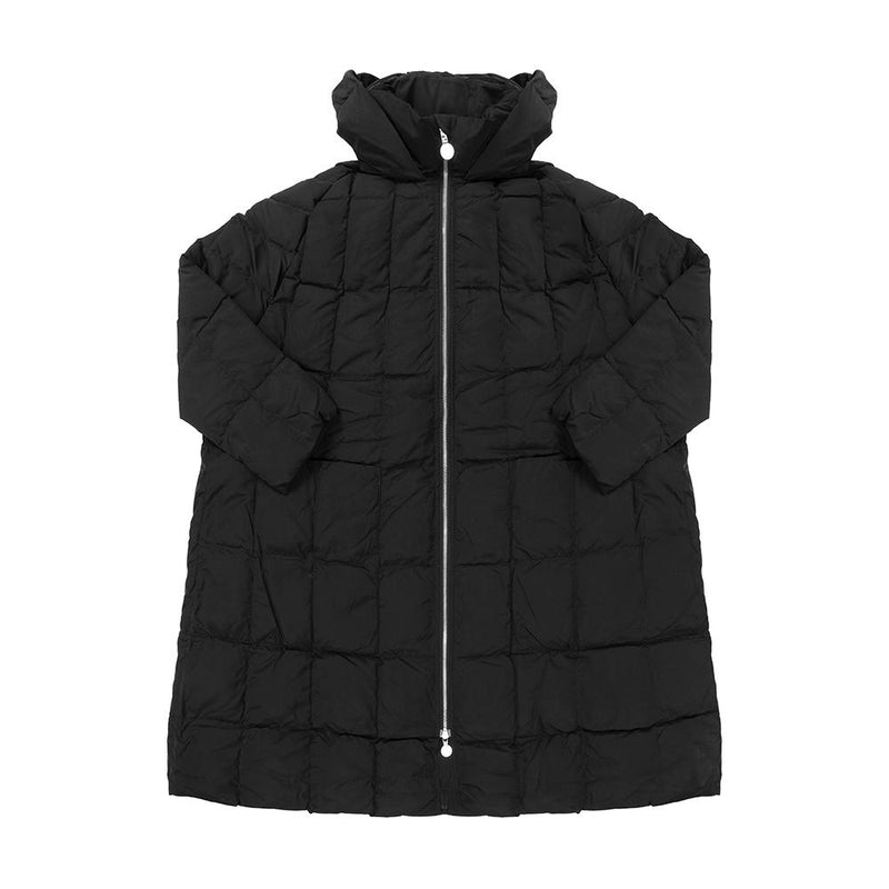 IENKI IENKI Black Pyramide Ennio Down Puffer Jacket for Women