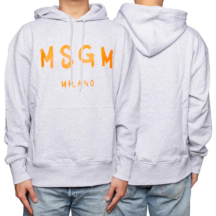 MSGM Milano Logo Hoodie T-Shirt for Men