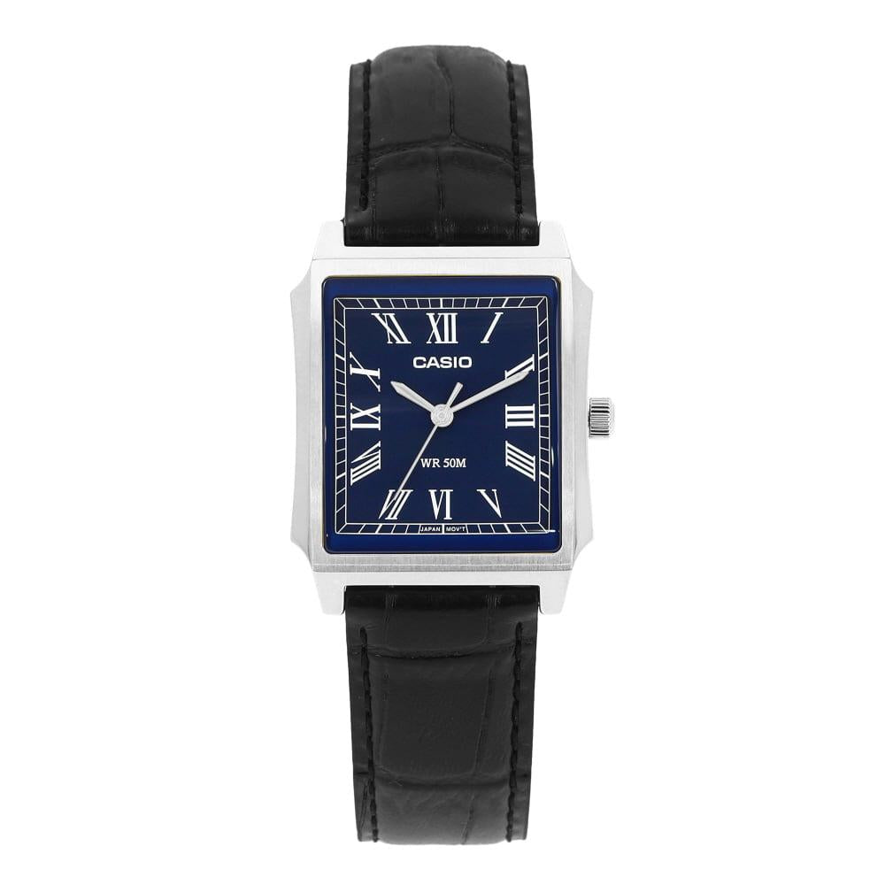 Casio Analog Square Vintage Retro Leather Watch for Men MTP B190 L 2B