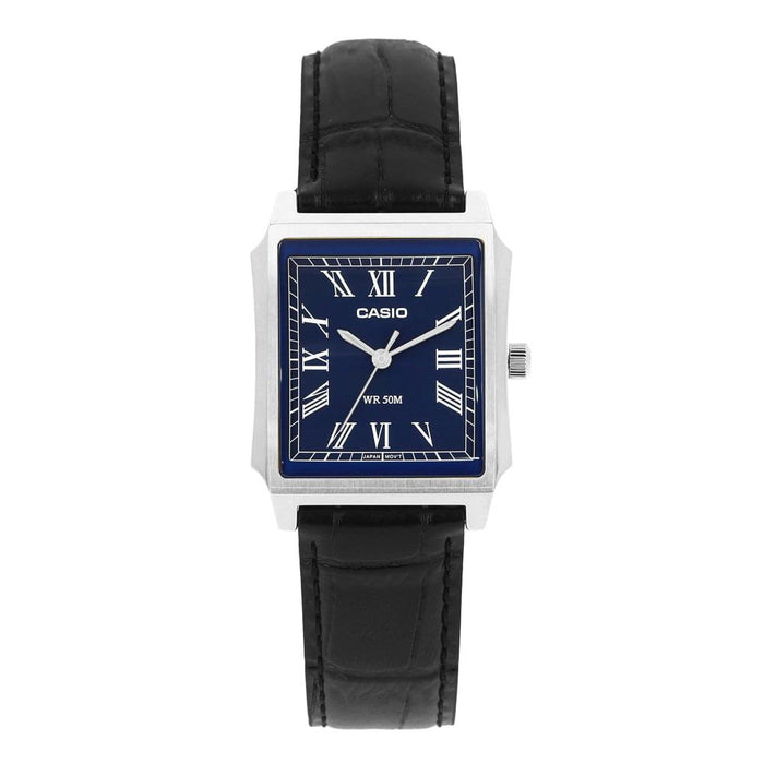 Casio Analog Square Vintage Retro Leather Watch for Men MTP B190 L 2B