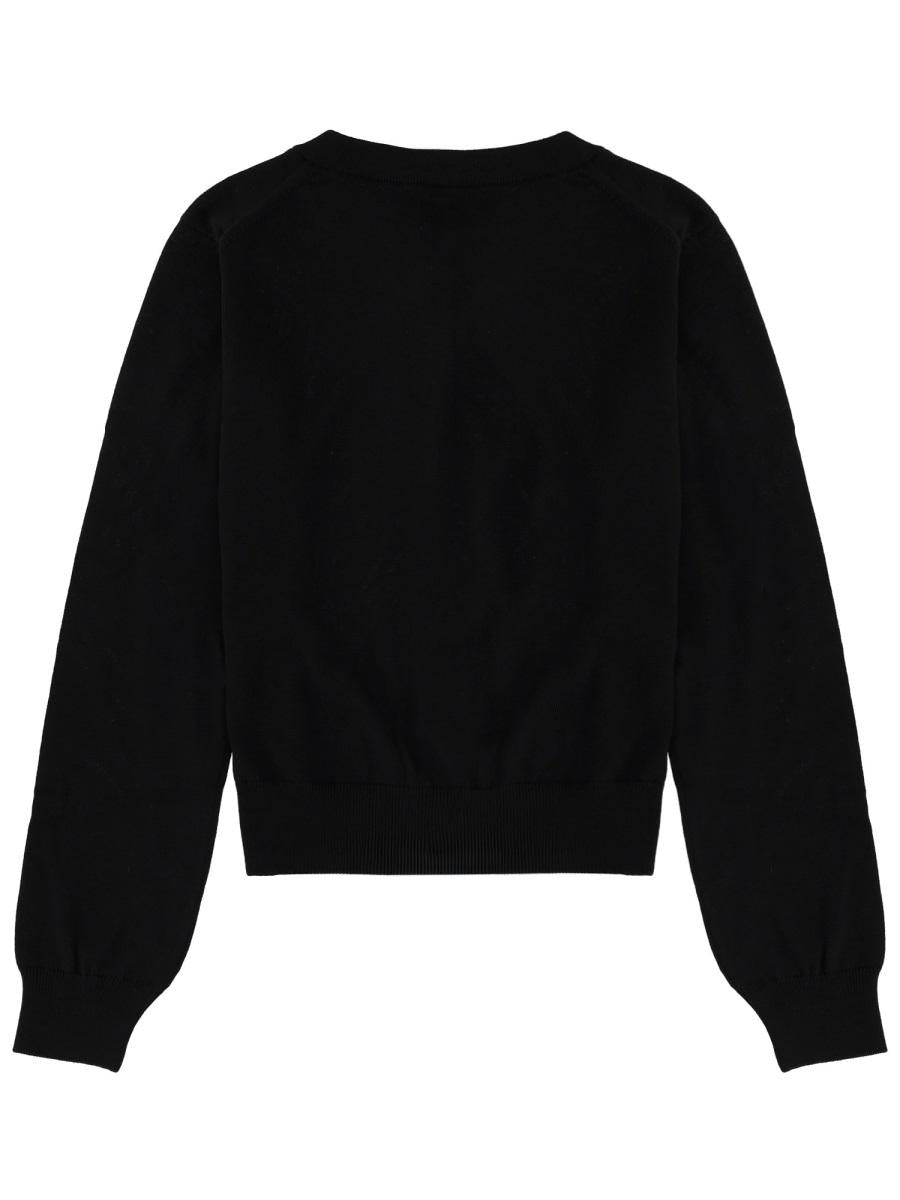 Maison Kitsune Wool Blend Knit Cardigan for Women