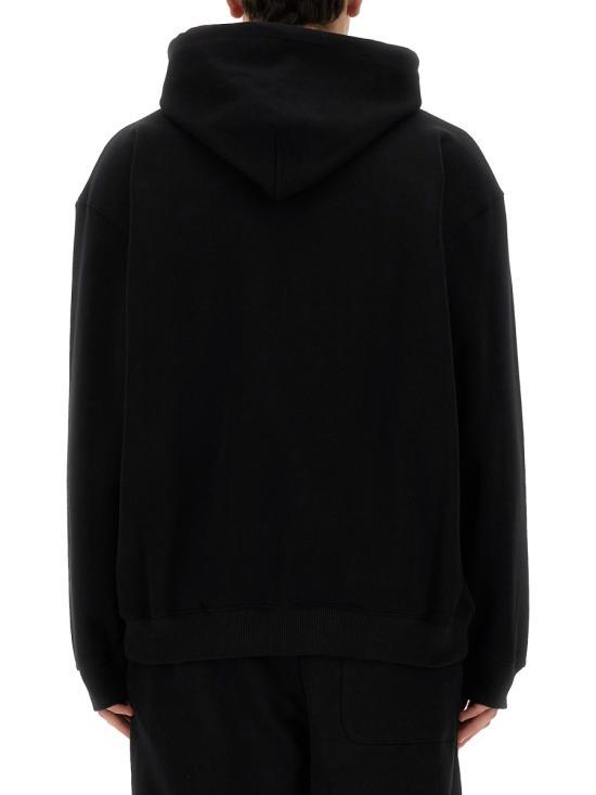 MSGM Women's Hooded Sweatshirt 3640MM12724700099 BLACK DOM