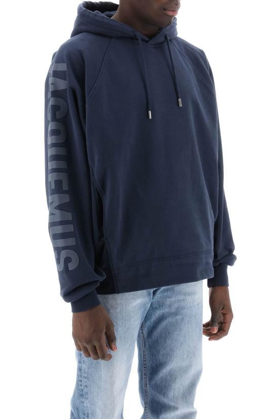 JACQUEMUS Dark Navy Hooded Sweatshirt