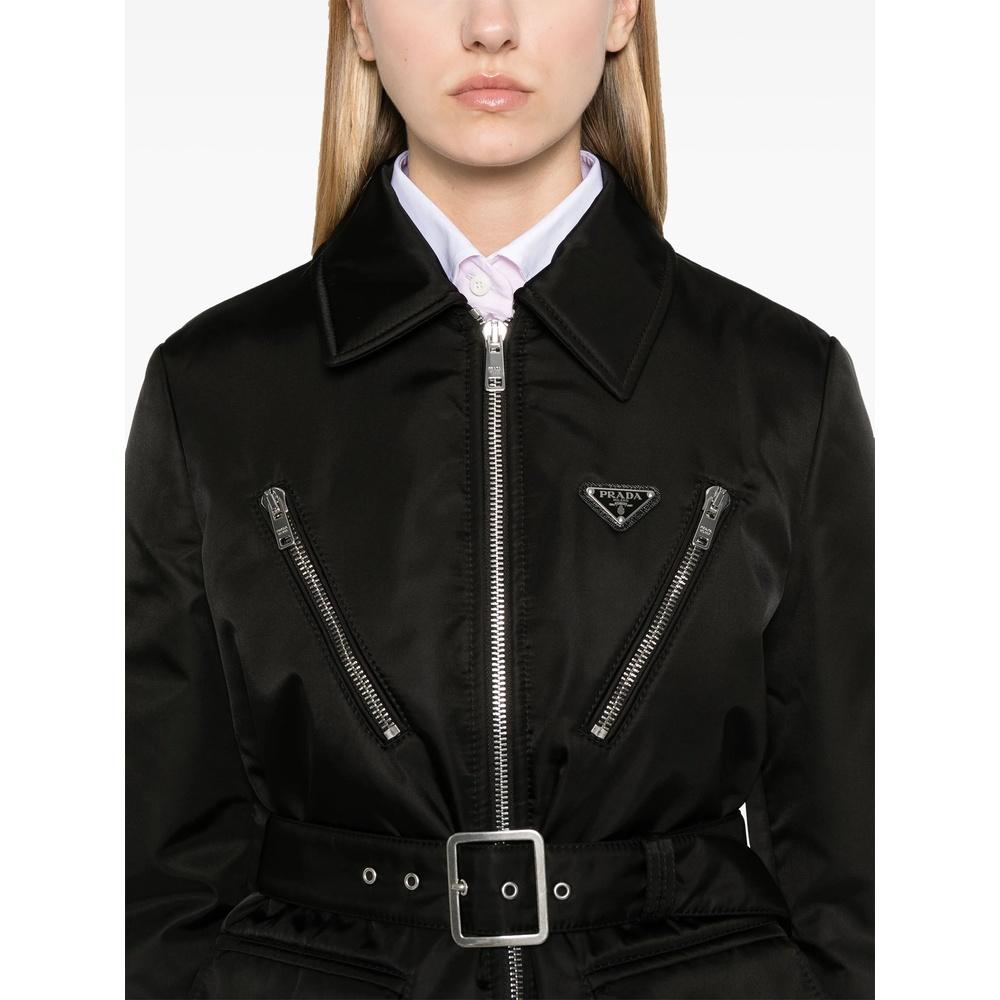 PRADA Re-Nylon Women’s Down Puffer Jacket Black