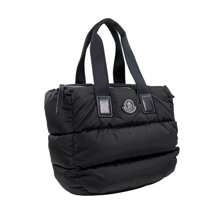 Moncler Karakorum Quilted Padded Tote Bag Black