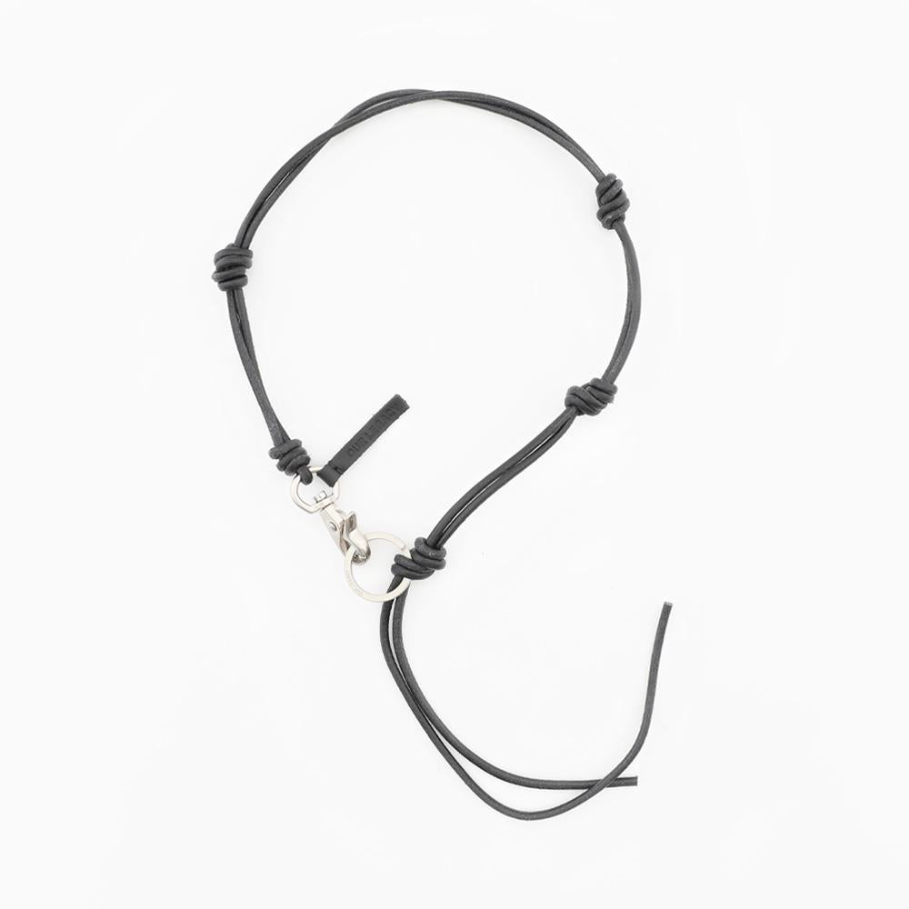 OUR LEGACY Udun Radon Leather Unisex Necklace A4258 UB