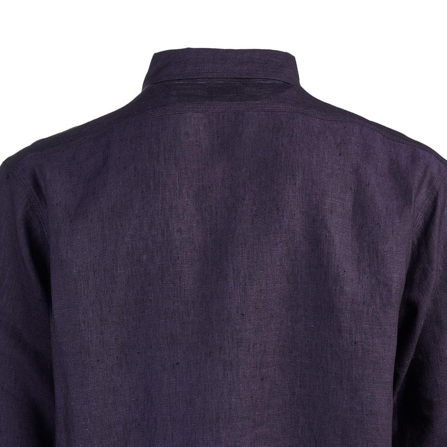NEEDLES Men’s Chambray Work Shirt Long Sleeve QV291B PURPLE