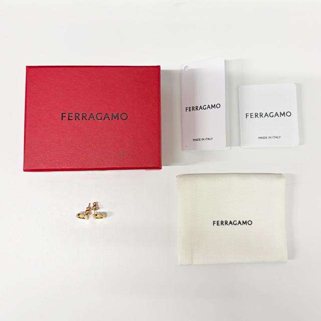 Ferragamo Gancini Small Earrings Gold-Tone Jewelry