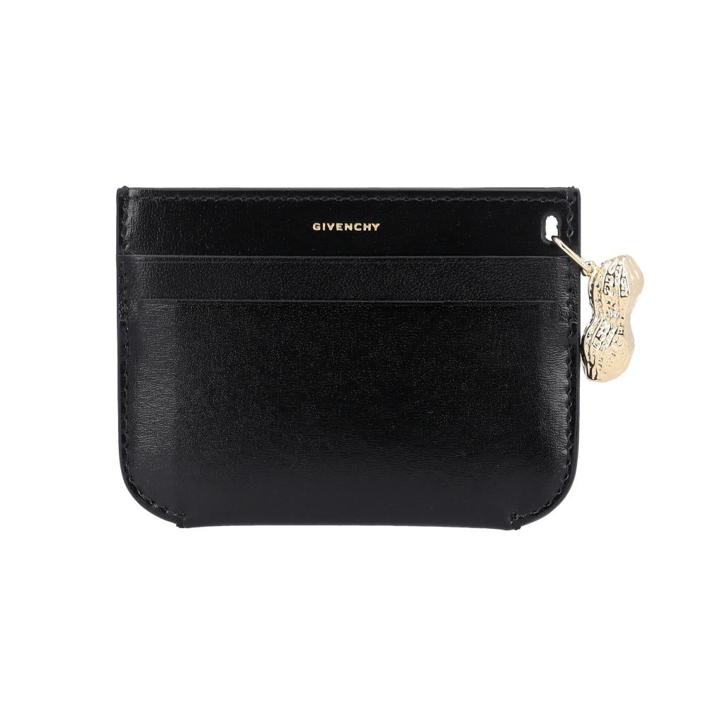 GIVENCHY Lucky Charm Leather Card Holder Black Women’s Wallet BB60 QBB13A 001