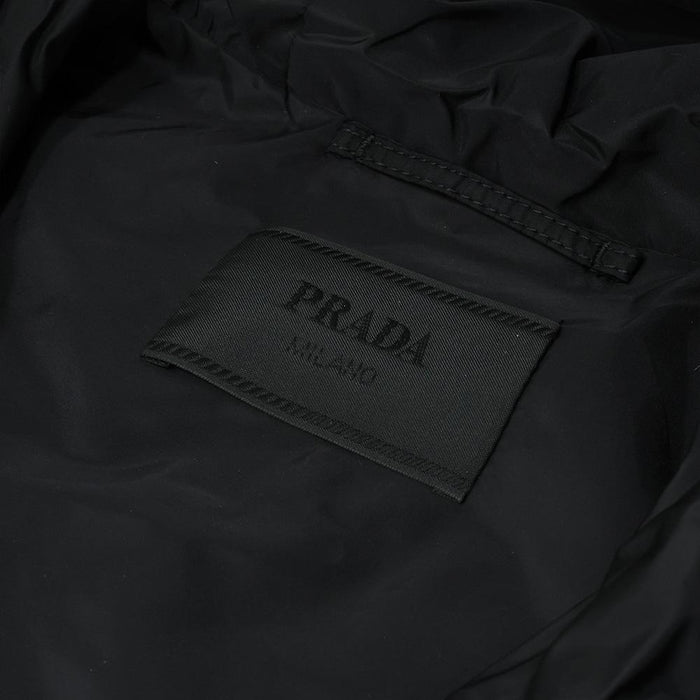 PRADA Re-Nylon Triangle Logo Men’s Jacket Black