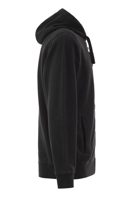 STONE ISLAND Women’s Cotton Hoodie Pullover Sweats 6100067 S0A20 V0029 BLACK DOM