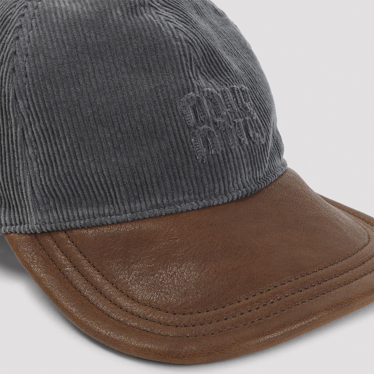 Miu Miu Cotton Logo Baseball Cap