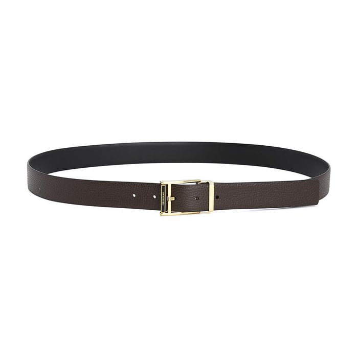 Ferragamo Men’s Reversible Leather Belt Pre-Cut 670571 0786350
