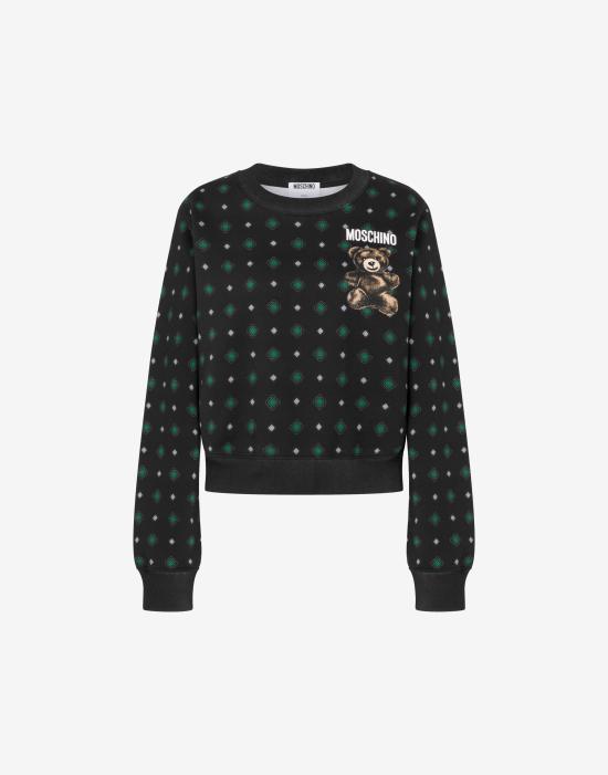 Moschino Black Long Sleeve Sweatshirt AEF261E 17080528 AEF2555