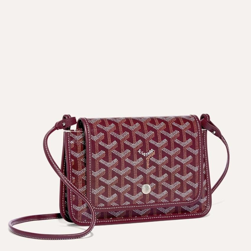 GOYARD Burgundy Plumet Clutch Crossbody Bag for Women PLUMET PMLTY 33 CL 33 P