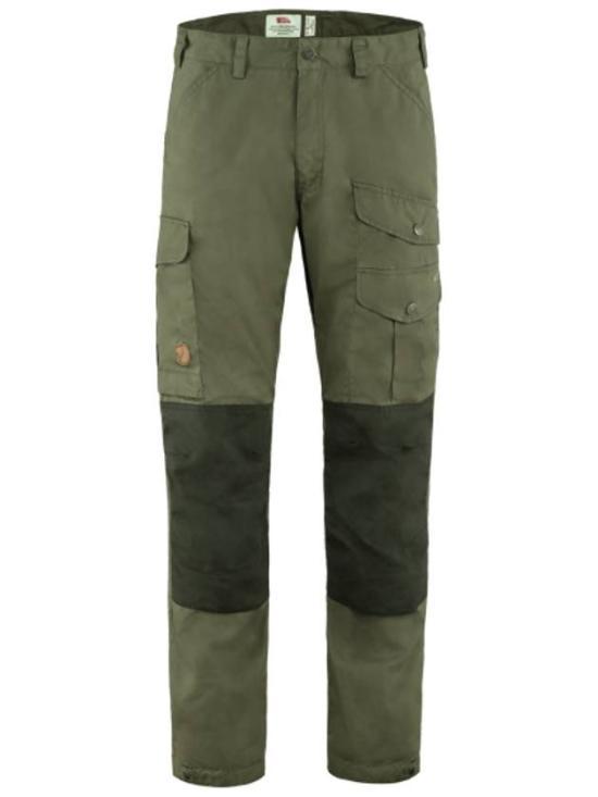 Fjallraven Laurel Green Deep Forest Straight Classic Pants for Men 87177625662
