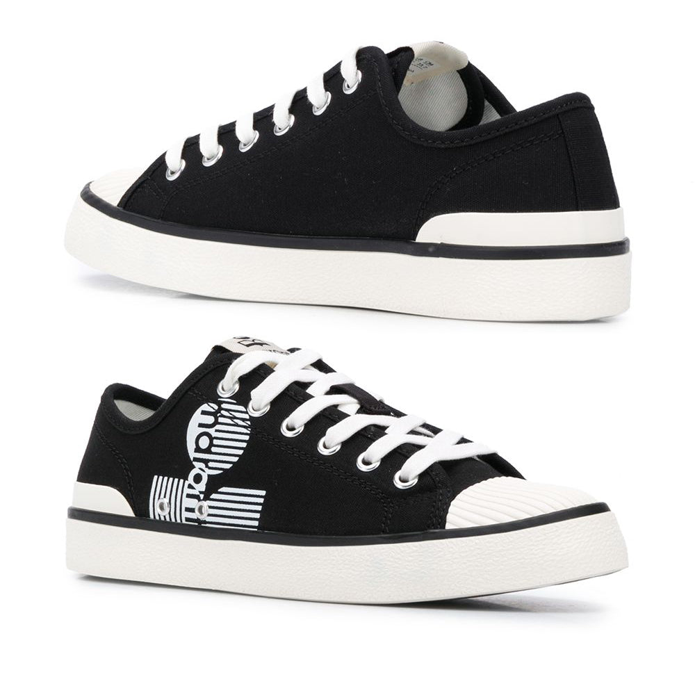 Isabel Marant Black Vinku Logo Low Top Sneakers