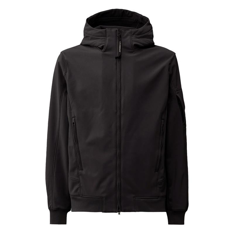 CP Company Mens Fleece Hooded Jacket Navy