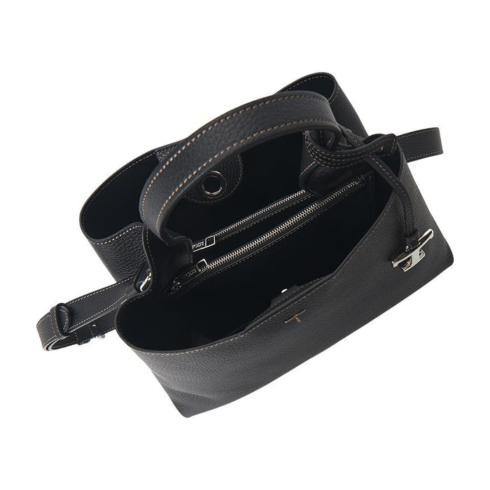 Tods Small Women’s Leather Tote Bag Black