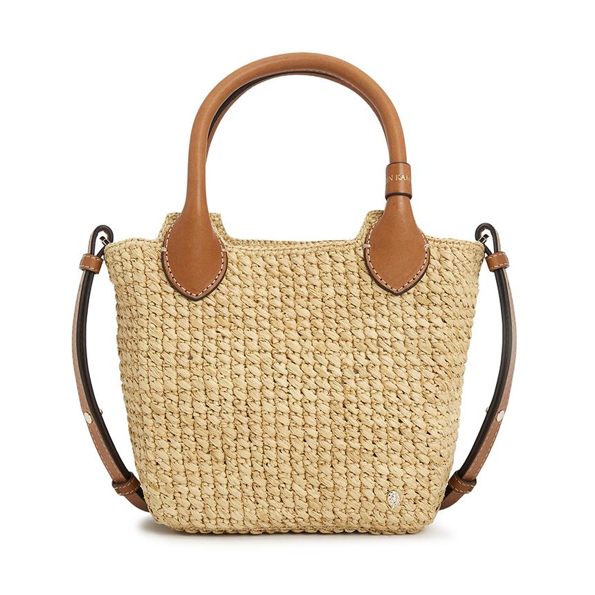 HELEN KAMINSKI Ampara Mini Women’s Tote Bag BAG51967 NATURAL COTTO