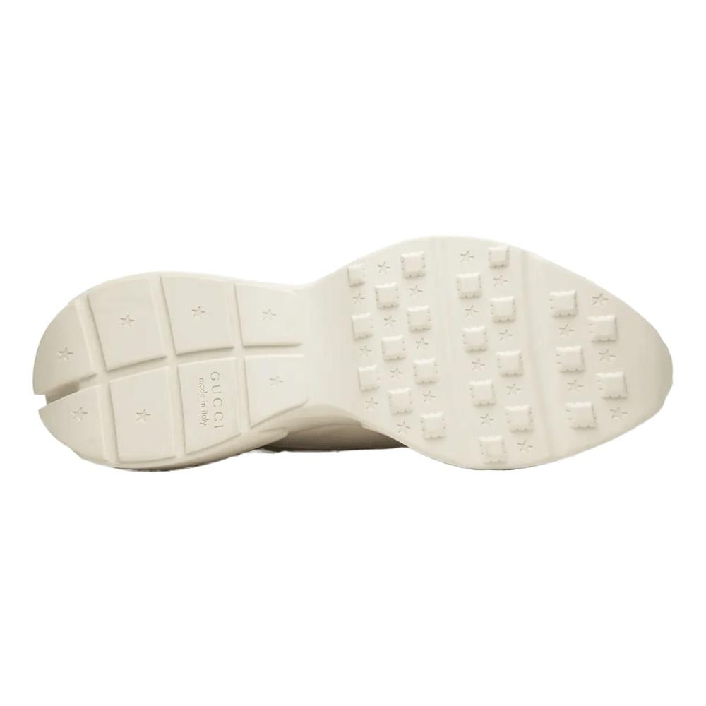 GUCCI Rhyton Men’s Low-Top Sneakers White Leather