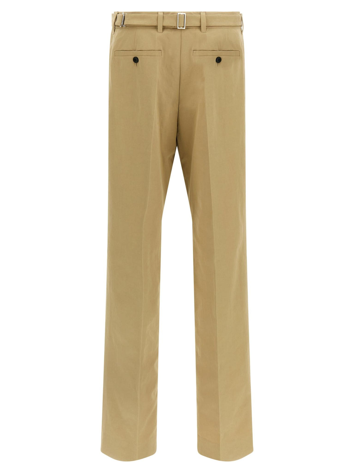 PRADA Black Wool Classic Tailored Trousers