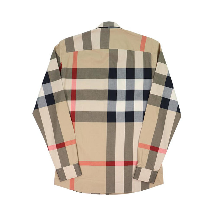 BURBERRY Classic Check Cotton Long-Sleeve Shirt