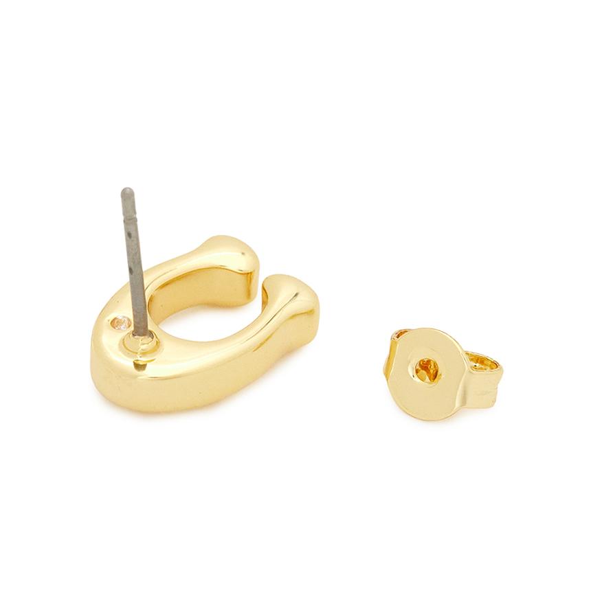 Coach Signature Logo Women’s Stud Earrings 369816 GLD 710