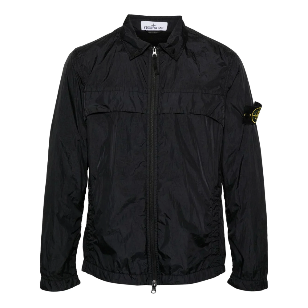 STONE ISLAND Garment-Dyed Crinkle Reps R-Nylon Overshirt Jacket