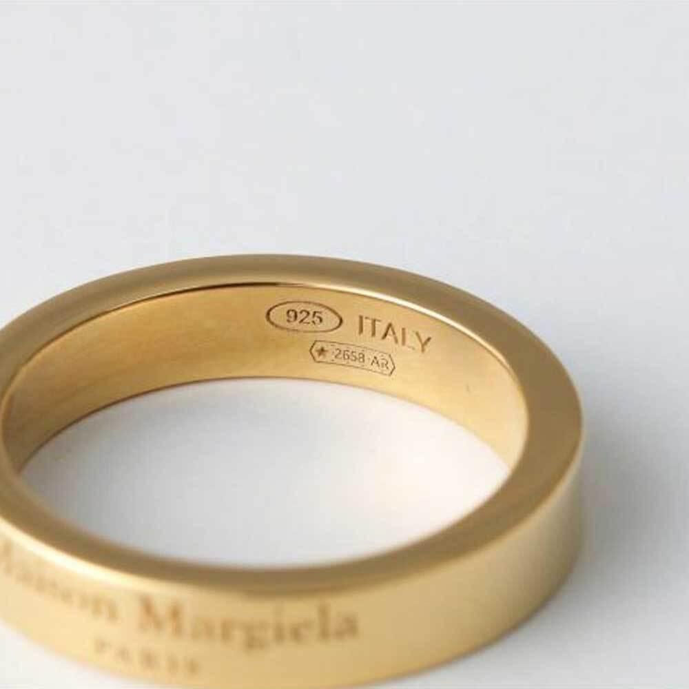 Maison Margiela Logo Ring 4mm Men’s Jewelry SM1UQ0123 P8865 202