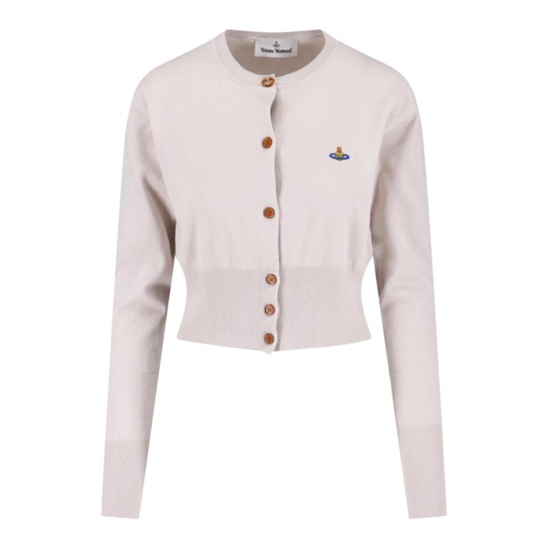 Vivienne Westwood Bea Crop Cardigan Cream Women’s Knit