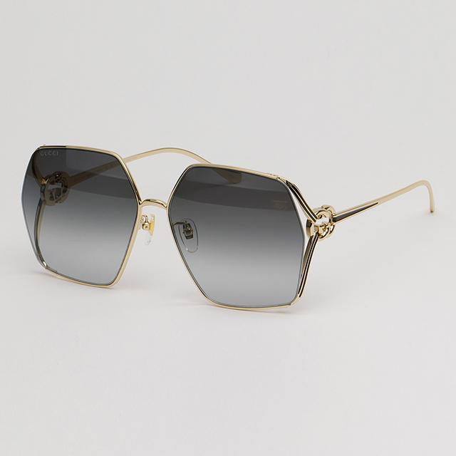 GUCCI Black Retro Butterfly Oversized Sunglasses Unisex