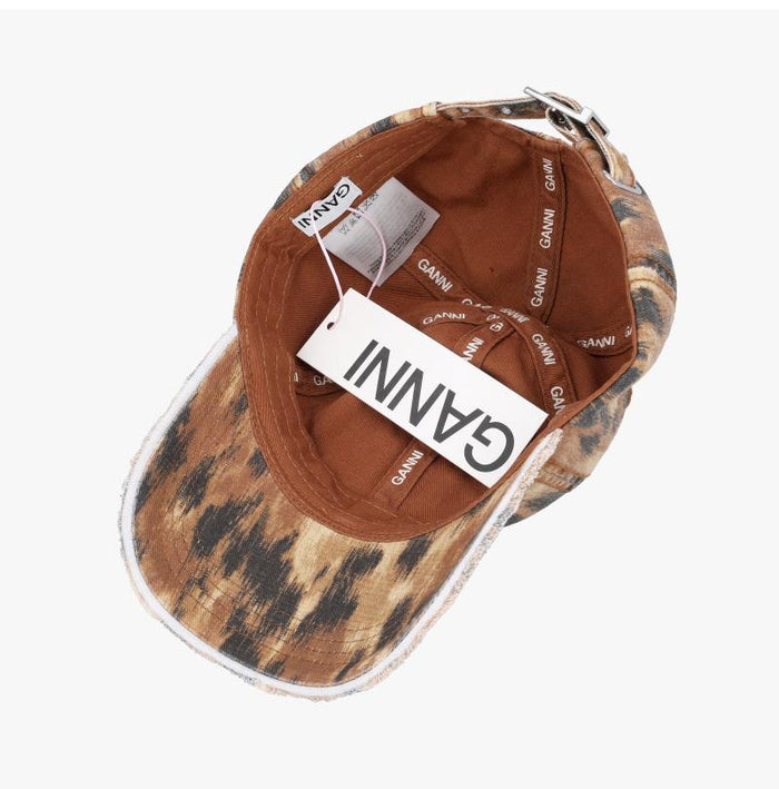 GANNI Women’s Cotton Baseball Cap B3020171 01C