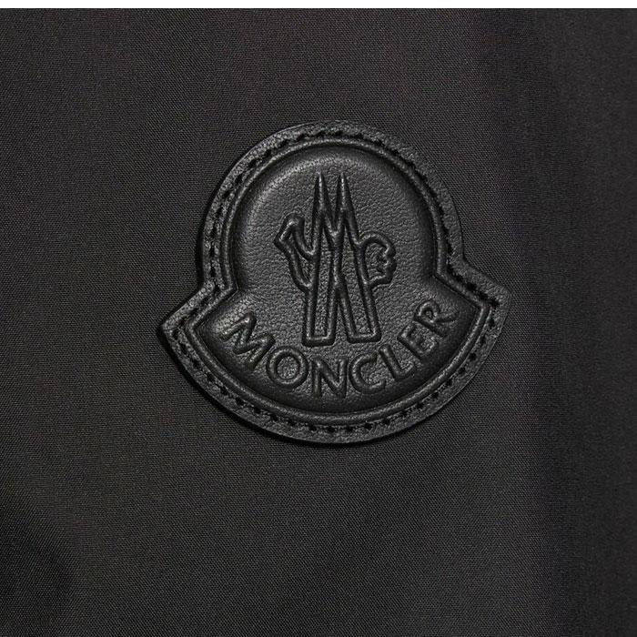 Moncler Black Down Puffer Trench Coat for Women