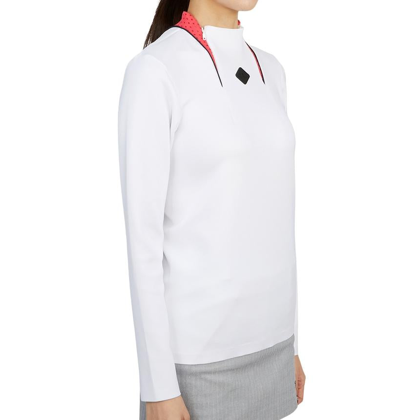 J LINDEBERG Women’s Golf Long Sleeve T-Shirt White