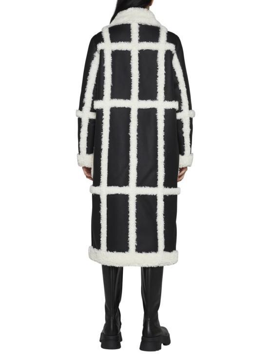 STAND STUDIO Wool Blend Long Coat Women’s Black Coat 61100901089100 DOM