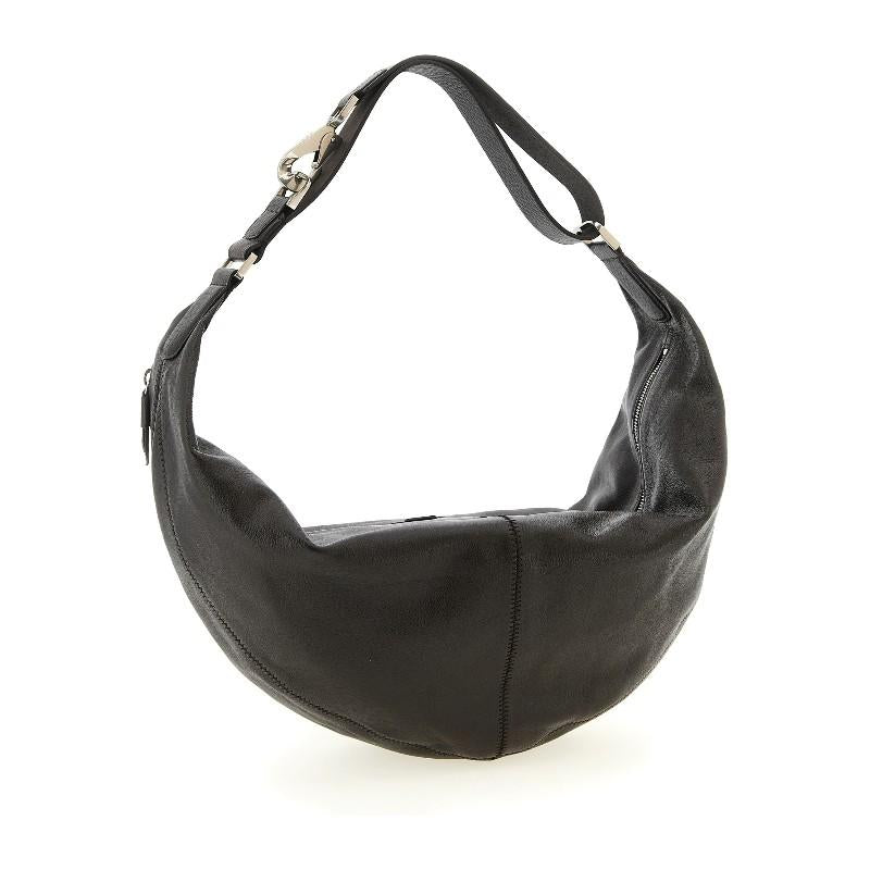 Lemaire Dark Chocolate Quiver Clip Bag Shoulder Bag Leather