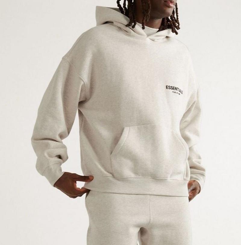 Fear of God Essentials The Core Collection Hoodie Light Oatmeal