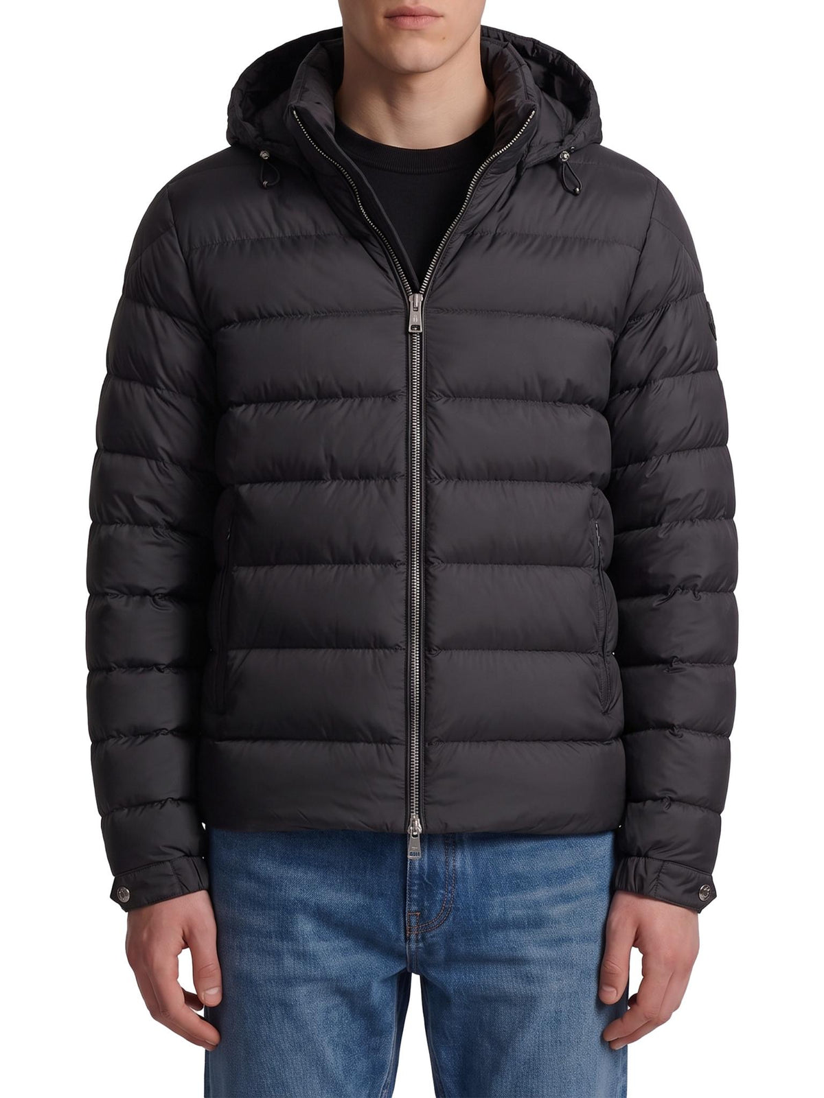 Moncler Black Down Puffer Jacket for Men