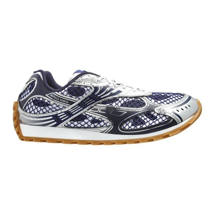 Bottega Veneta Orbit Men’s Low-Top Sneakers Navy Leather