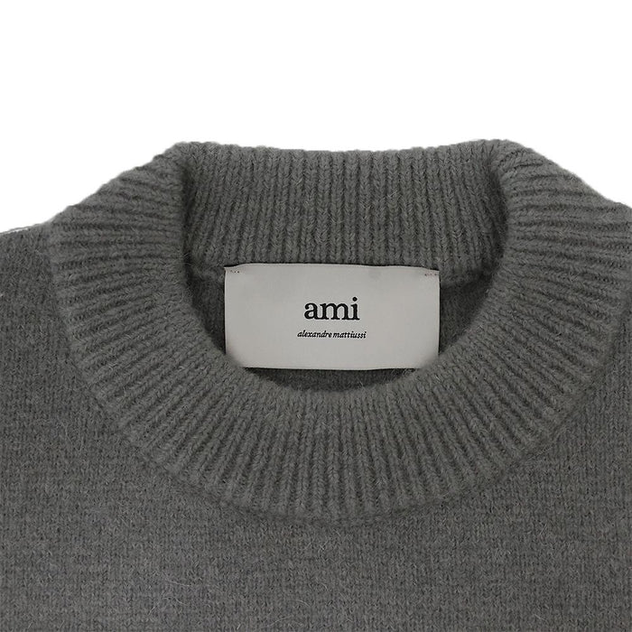 AMI Unisex Big Heart Logo Turtleneck Sweater