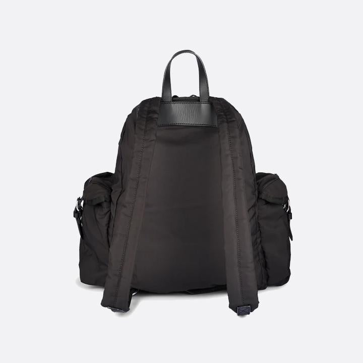 Vivienne Westwood Highland Nylon Backpack Black Silver 43010072U W019E N403