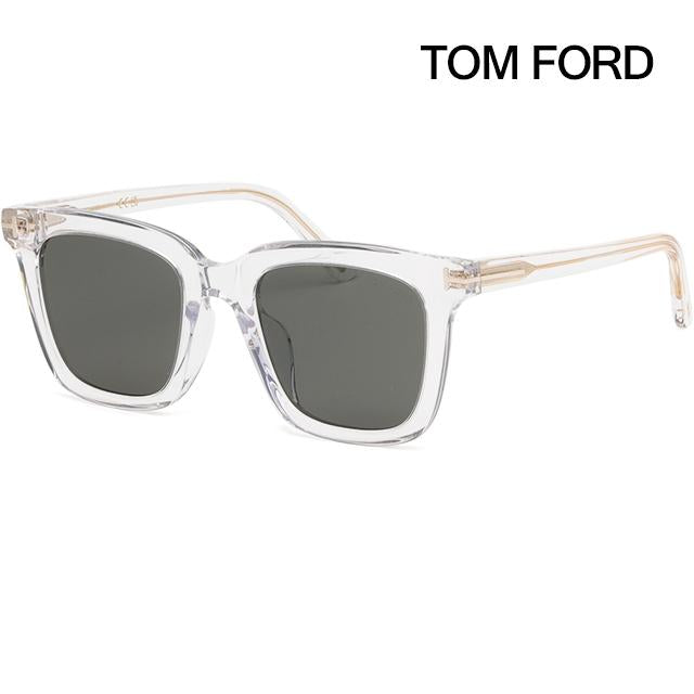 TOM FORD Transparent Square Acetate Sunglasses Asian Fit Unisex TF970K 26A