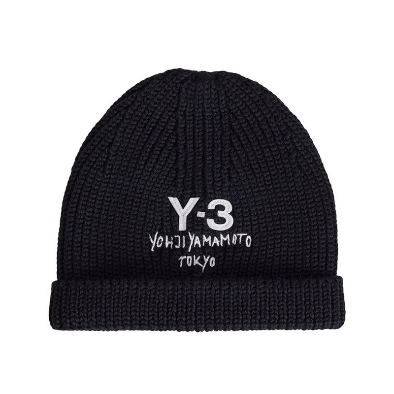 Y-3 Unisex Chunky Knit Beanie JX8308 BLACK